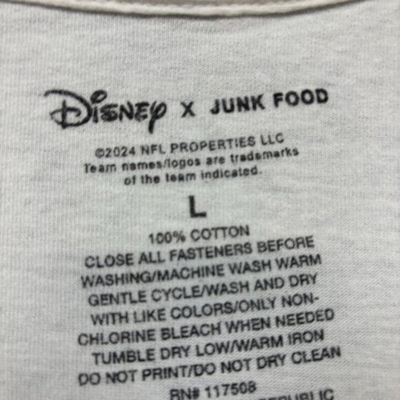 Disney x San Francisco 49ers Mickey Mouse Oversized Tee L - Picture 4 of 4